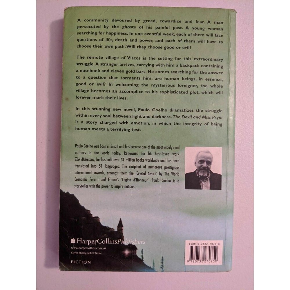 The Devil and Miss Prym by Paulo Coelho (Paperback, 2001) - Picture 2 of 3